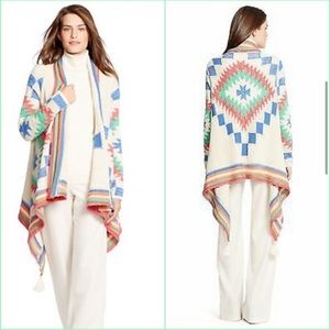 Lauren by Ralph Lauren Tribal Oversized Cardi L/XL